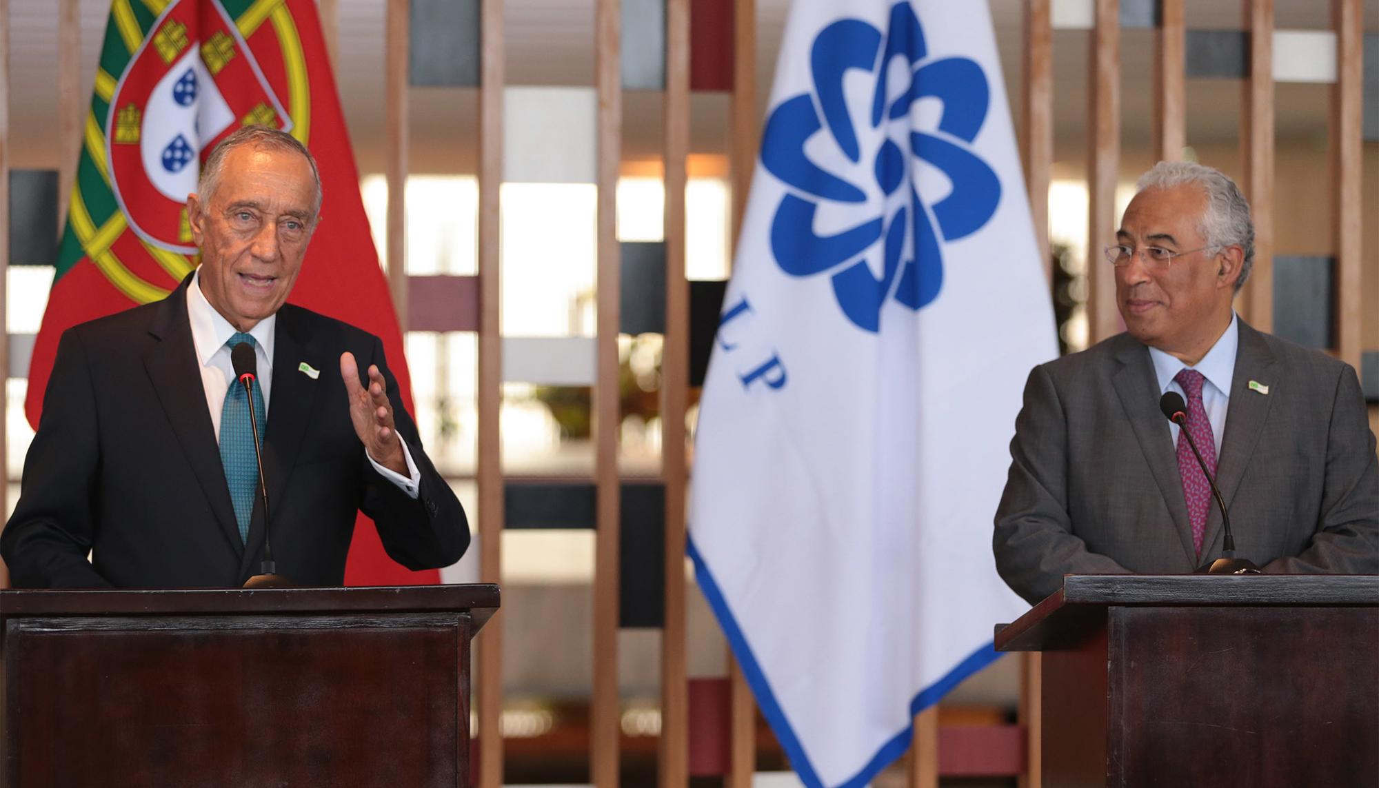 Marcelo Rebelo de Sousa y António Costa